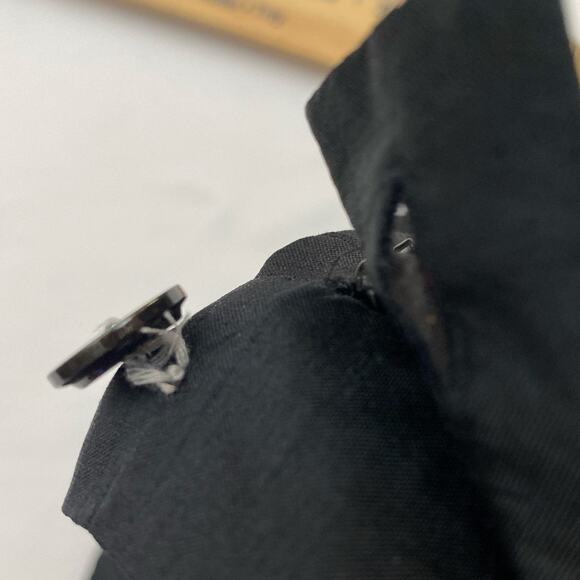 Rena Rowan for Saville Women's Size 6 Silk Skirt Black Lined Midi Length Pencil - Picture 8 of 10